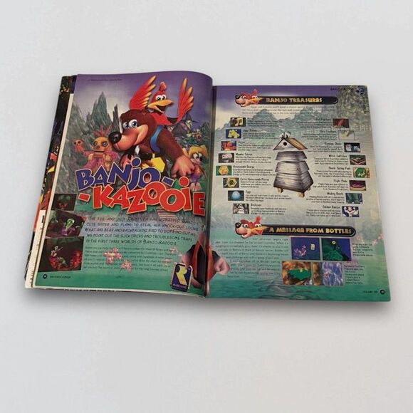 Nintendo Power Magazine Volume 109 Banjo Kazooie w/ Poster WWF Austin June 1998 - Picture 7 of 15
